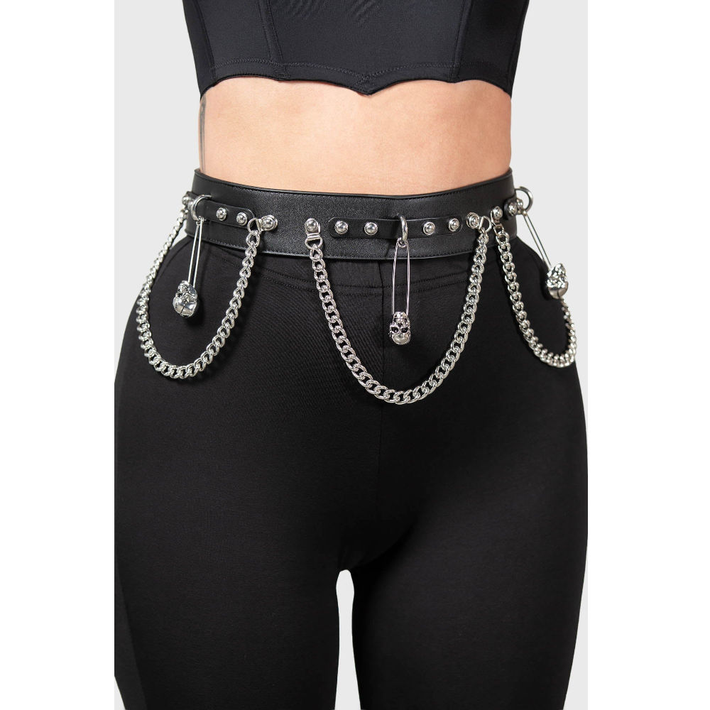 Killstar - Punktured Ceinture pour la taille - Noir